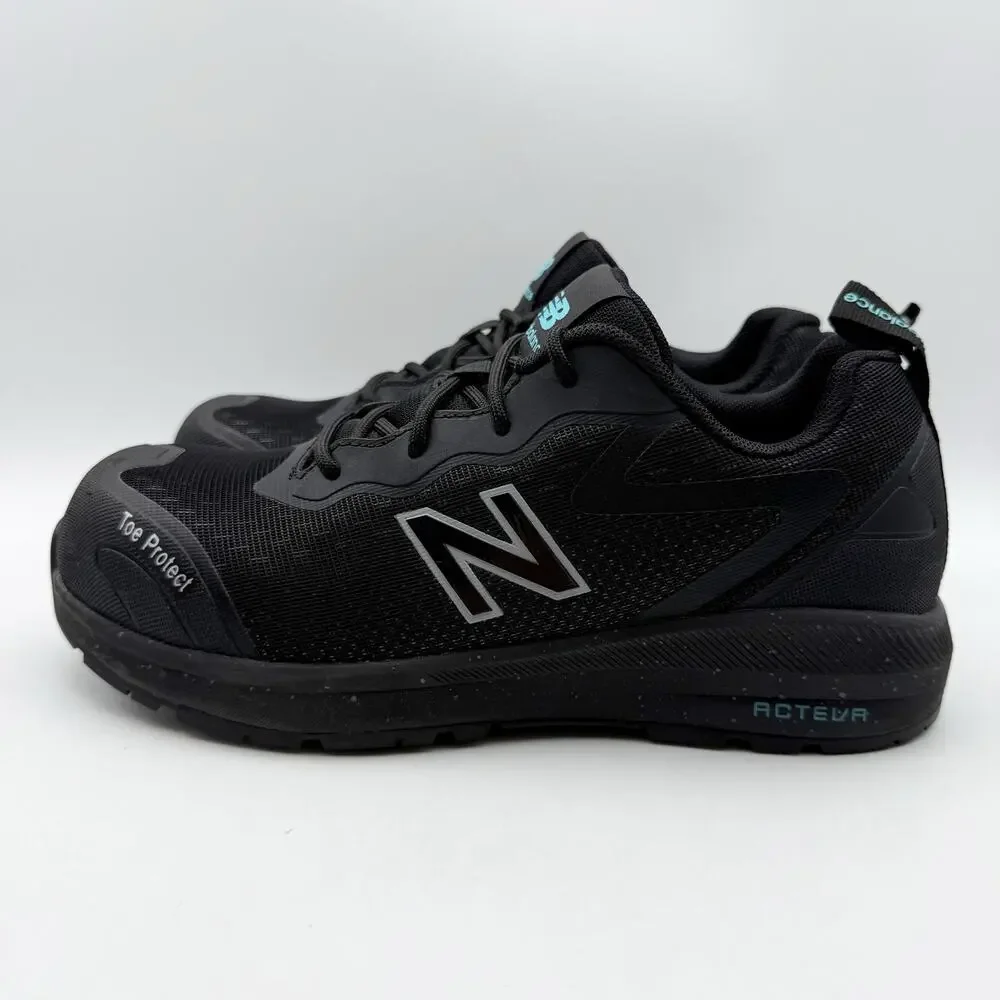 New Balance Womens Logic Work EH SR Sneakers US 6.5 EU 41.5 Black Leather CT EUC
